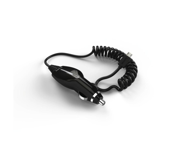 Hama Ładowarka samochodowa HAMA z kablem spiralnym microUSB 1,2A - 1436587 - zdjęcie 2